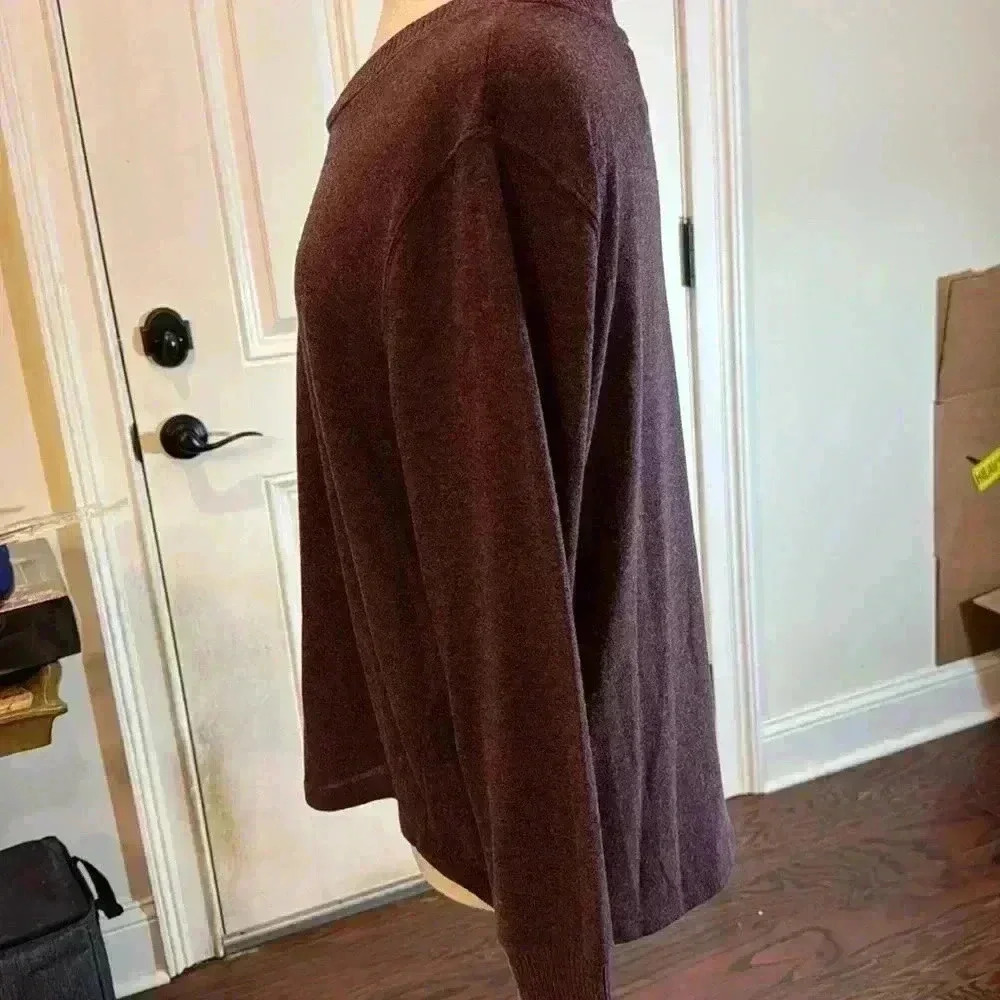 Nine West Jeans color “Heather Wine Tasting” size XXL sweater, NWT - Picture 2 of 11